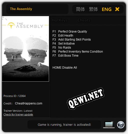 The Assembly: ТРЕЙНЕР И ЧИТЫ (V1.0.87)