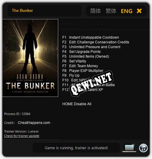 The Bunker: ТРЕЙНЕР И ЧИТЫ (V1.0.20)