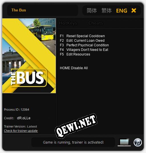 The Bus: Трейнер +5 [v1.8]