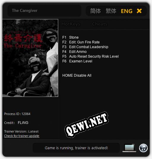 The Caregiver: Трейнер +6 [v1.8]