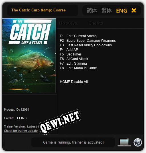 The Catch: Carp & Coarse: ТРЕЙНЕР И ЧИТЫ (V1.0.91)