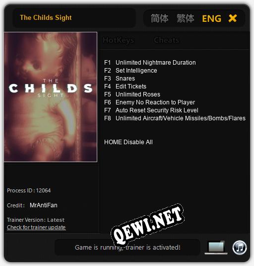 The Childs Sight: Читы, Трейнер +8 [MrAntiFan]