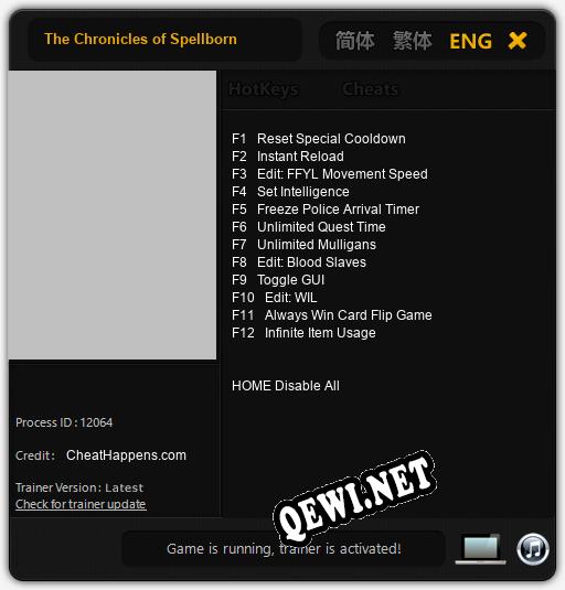The Chronicles of Spellborn: Читы, Трейнер +12 [CheatHappens.com]