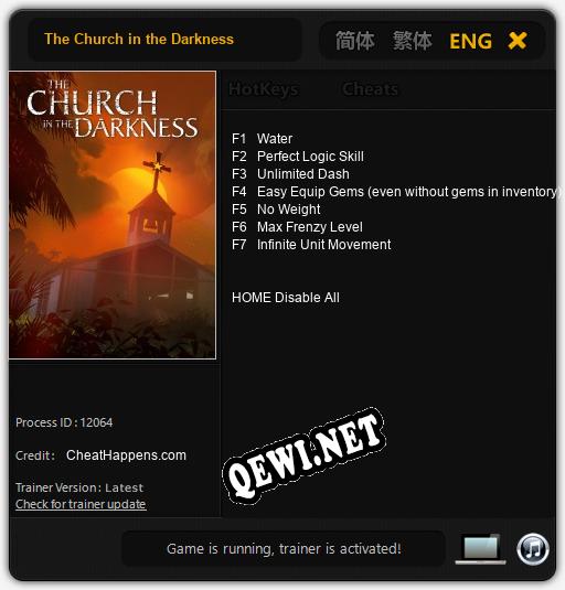 The Church in the Darkness: Читы, Трейнер +7 [CheatHappens.com]