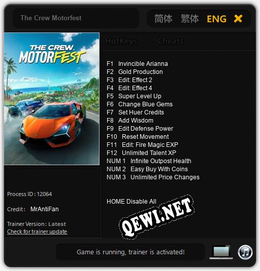 The Crew Motorfest: Читы, Трейнер +15 [MrAntiFan]