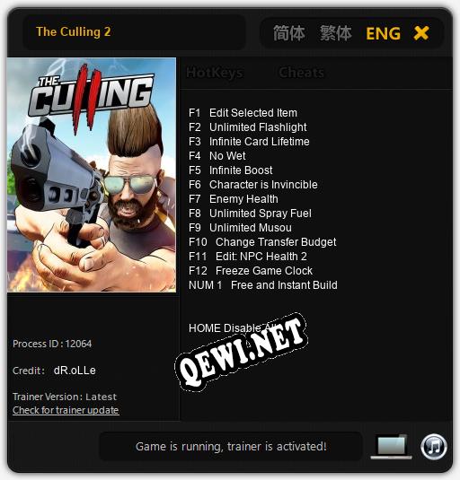 The Culling 2: Читы, Трейнер +13 [dR.oLLe]