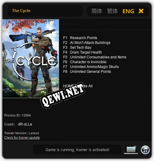 The Cycle: ТРЕЙНЕР И ЧИТЫ (V1.0.56)