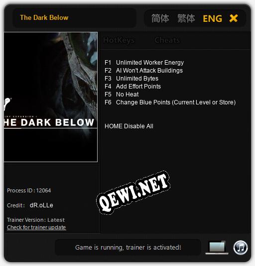 Трейнер для The Dark Below [v1.0.4]
