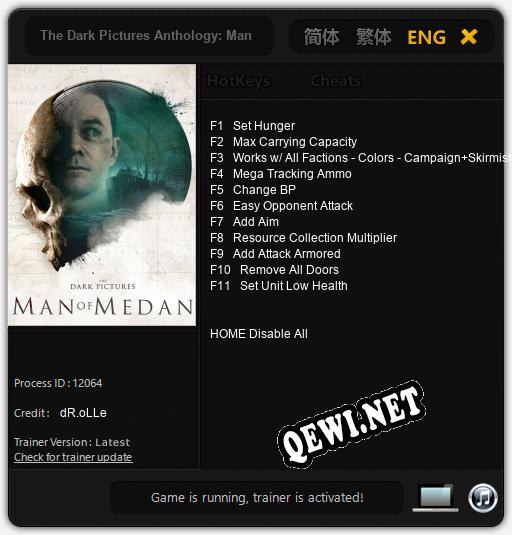 The Dark Pictures Anthology: Man of Medan: Читы, Трейнер +11 [dR.oLLe]