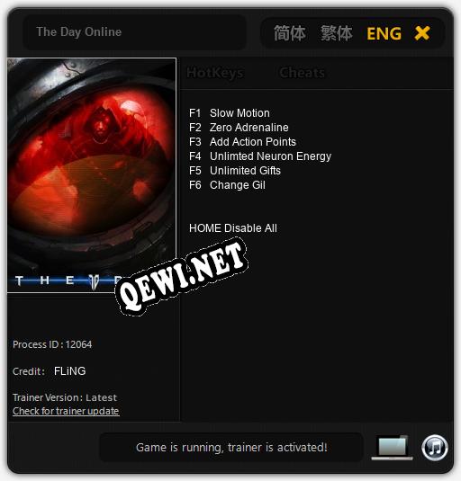 Трейнер для The Day Online [v1.0.2]