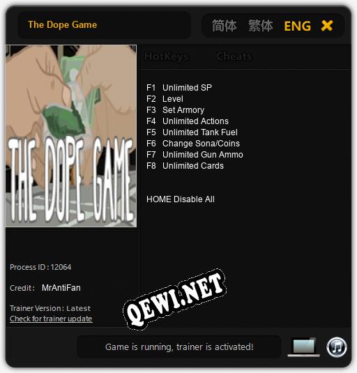 The Dope Game: Читы, Трейнер +8 [MrAntiFan]