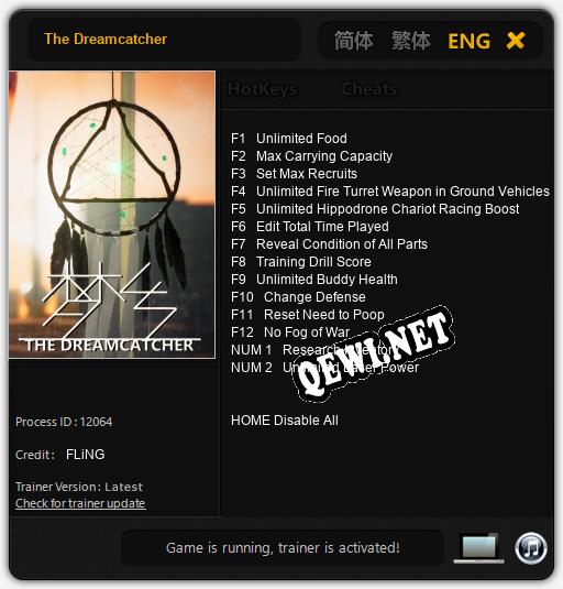 The Dreamcatcher: Трейнер +14 [v1.3]