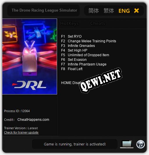 The Drone Racing League Simulator: ТРЕЙНЕР И ЧИТЫ (V1.0.72)