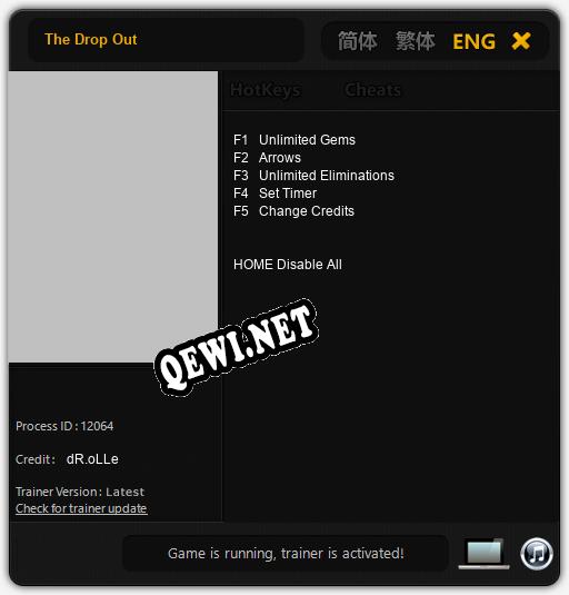 The Drop Out: ТРЕЙНЕР И ЧИТЫ (V1.0.38)