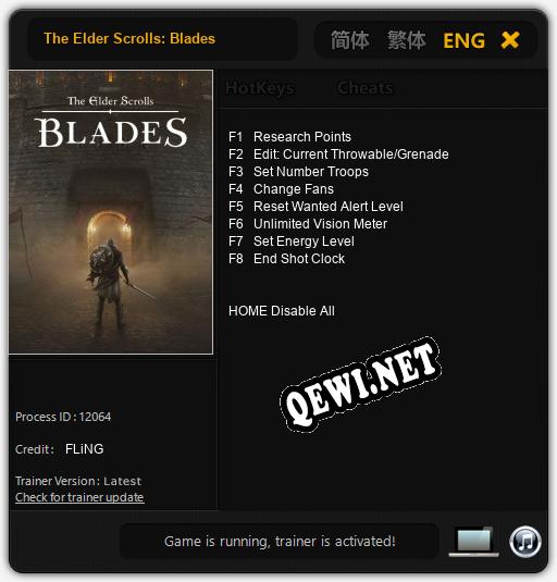 The Elder Scrolls: Blades: ТРЕЙНЕР И ЧИТЫ (V1.0.25)