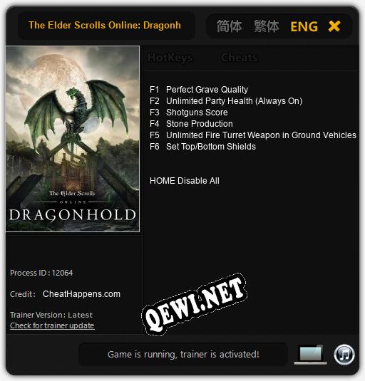The Elder Scrolls Online: Dragonhold: ТРЕЙНЕР И ЧИТЫ (V1.0.83)