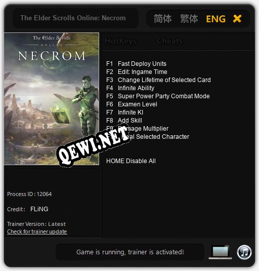The Elder Scrolls Online: Necrom: ТРЕЙНЕР И ЧИТЫ (V1.0.50)