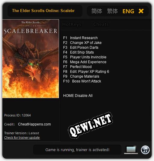 The Elder Scrolls Online: Scalebreaker: Трейнер +10 [v1.5]