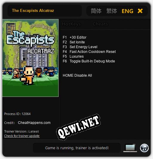 The Escapists Alcatraz: Трейнер +6 [v1.4]