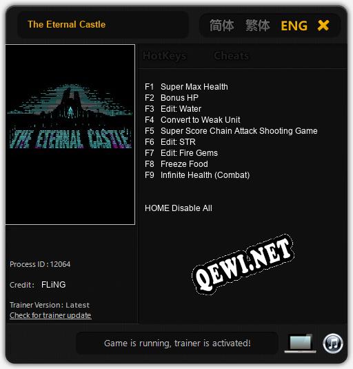 The Eternal Castle: Читы, Трейнер +9 [FLiNG]