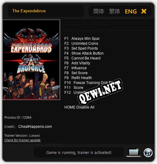 Трейнер для The Expendabros [v1.0.3]