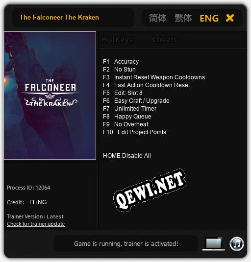 The Falconeer The Kraken: ТРЕЙНЕР И ЧИТЫ (V1.0.50)