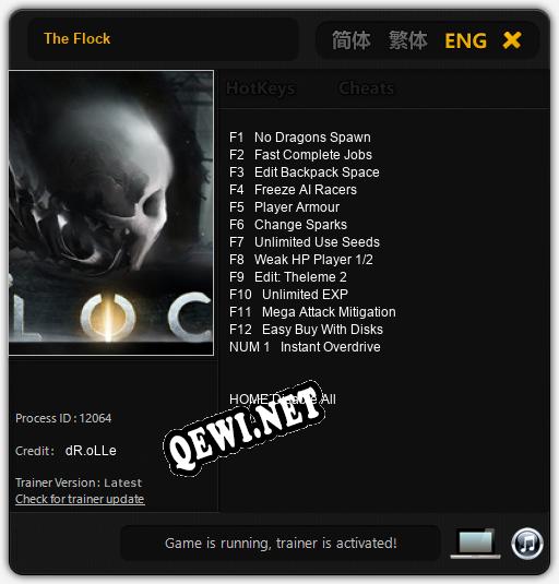The Flock: Трейнер +13 [v1.4]