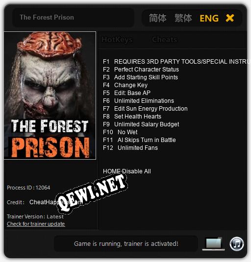 The Forest Prison: ТРЕЙНЕР И ЧИТЫ (V1.0.21)