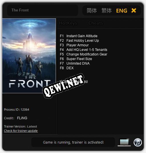 The Front: ТРЕЙНЕР И ЧИТЫ (V1.0.25)