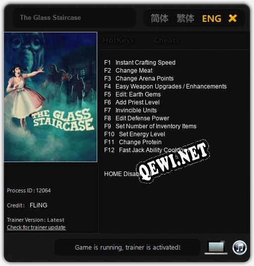 The Glass Staircase: Трейнер +12 [v1.3]