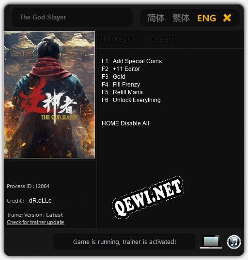 The God Slayer: Трейнер +6 [v1.3]
