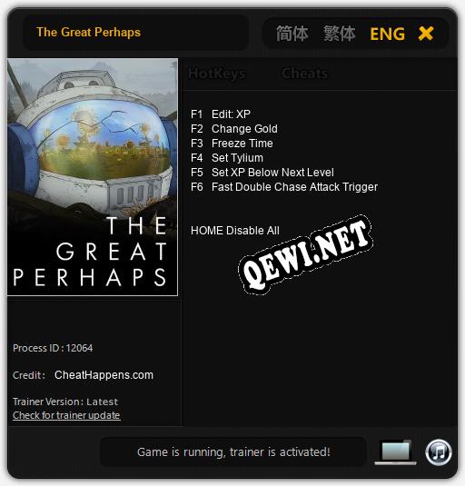 Трейнер для The Great Perhaps [v1.0.3]