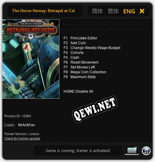 The Horus Heresy: Betrayal at Calth: Читы, Трейнер +9 [MrAntiFan]