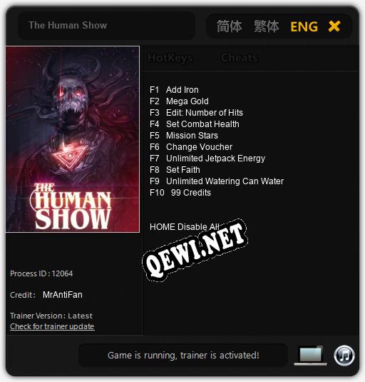 The Human Show: ТРЕЙНЕР И ЧИТЫ (V1.0.52)