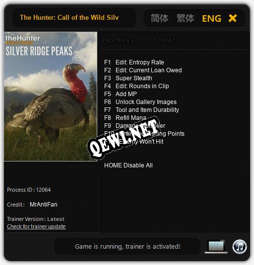 The Hunter: Call of the Wild Silver Ridge Peaks: Читы, Трейнер +11 [MrAntiFan]