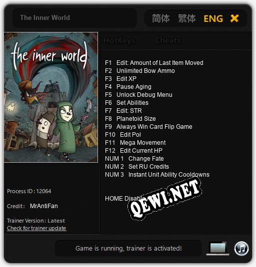 The Inner World: Читы, Трейнер +15 [MrAntiFan]
