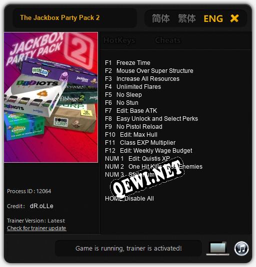 The Jackbox Party Pack 2: ТРЕЙНЕР И ЧИТЫ (V1.0.89)