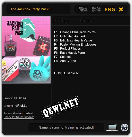 The Jackbox Party Pack 6: Читы, Трейнер +8 [dR.oLLe]