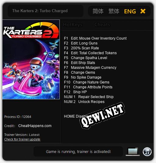 The Karters 2: Turbo Charged: ТРЕЙНЕР И ЧИТЫ (V1.0.54)