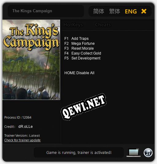 The Kings Campaign: Читы, Трейнер +5 [dR.oLLe]