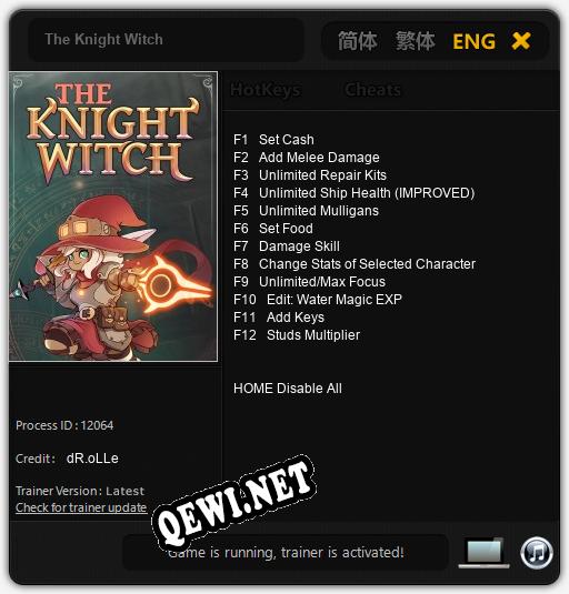 The Knight Witch: Читы, Трейнер +12 [dR.oLLe]