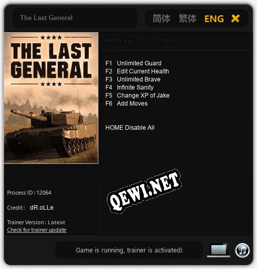 The Last General: Трейнер +6 [v1.7]