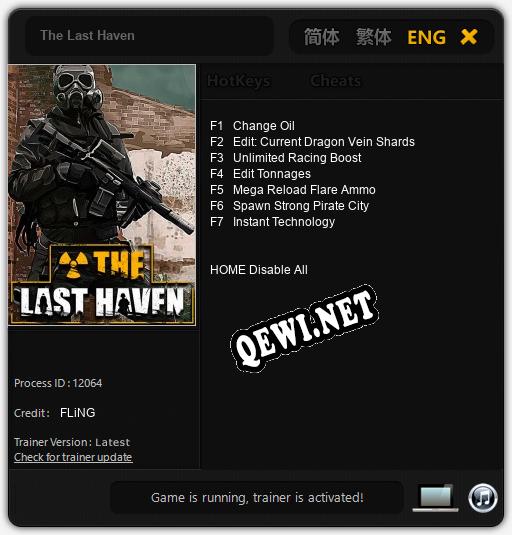 The Last Haven: Читы, Трейнер +7 [FLiNG]