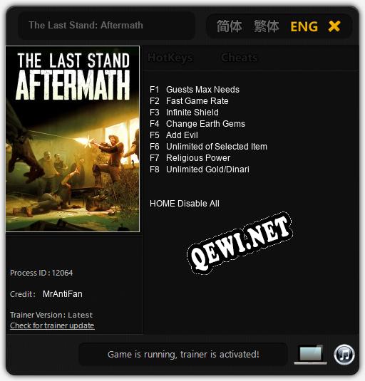 The Last Stand: Aftermath: ТРЕЙНЕР И ЧИТЫ (V1.0.95)