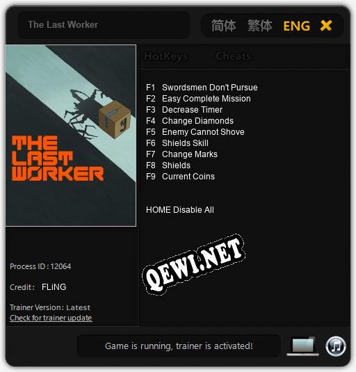 The Last Worker: Читы, Трейнер +9 [FLiNG]