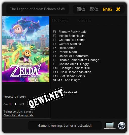 The Legend of Zelda: Echoes of Wisdom: Читы, Трейнер +13 [FLiNG]