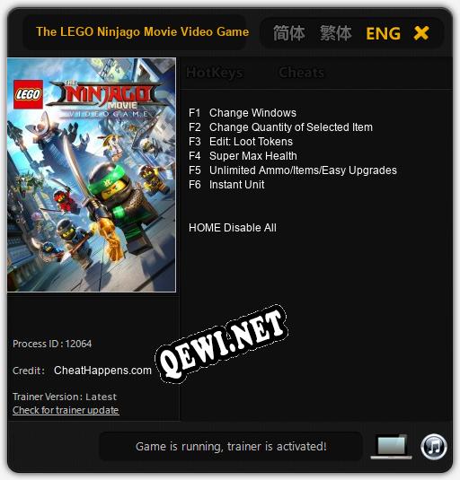 The LEGO Ninjago Movie Video Game: ТРЕЙНЕР И ЧИТЫ (V1.0.35)