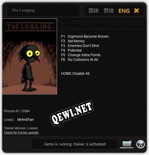The Longing: ТРЕЙНЕР И ЧИТЫ (V1.0.50)