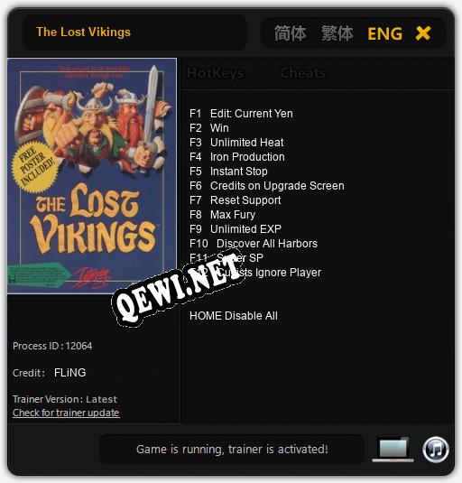 The Lost Vikings: Трейнер +12 [v1.4]