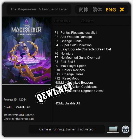 The Mageseeker: A League of Legends Story: Читы, Трейнер +15 [MrAntiFan]